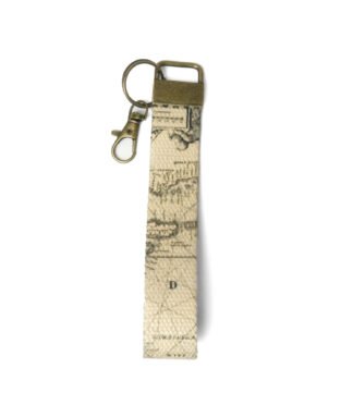 Antique Map Wristlet