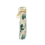 wristlet - light botanical - WHITE FRONT-2