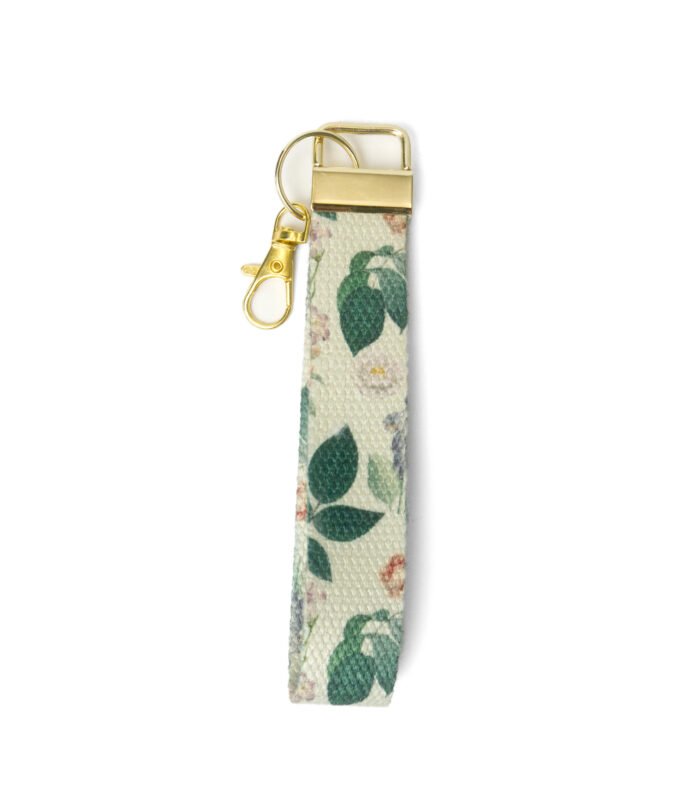 wristlet - light botanical - WHITE FRONT-2 wristlet - light botanical - WHITE FRONT-2